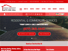 Tablet Screenshot of americanroofchimney.com